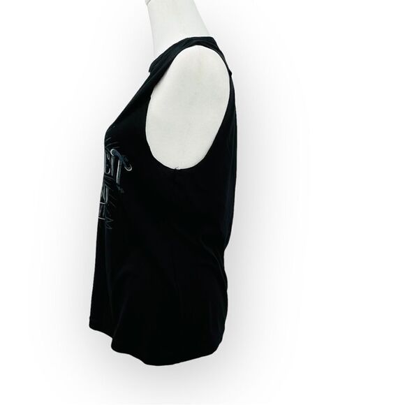 Bella Canvas Flowy Collection Graphic Tank Nashville Whiskey Bent in Black Sz. S - Picture 2 of 6